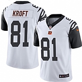 Nike Men & Women & Youth Bengals 81 Tyler Kroft White Color Rush Limited Jersey,baseball caps,new era cap wholesale,wholesale hats